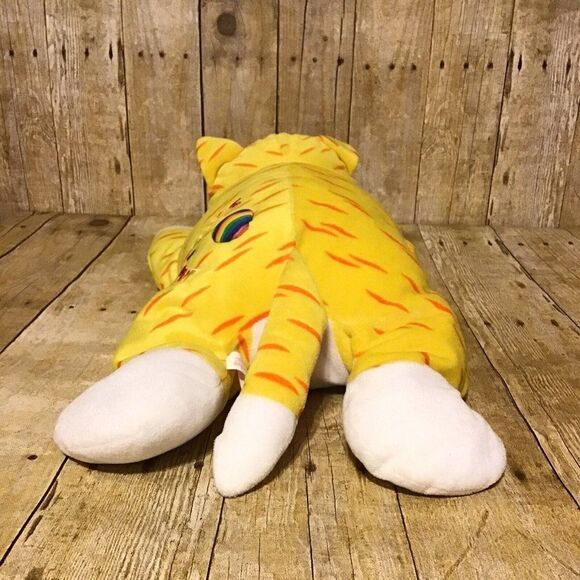 Vintage Lisa Frank Sunflower 23” Yellow Cat Plush 1998 - Picture 3 of 12
